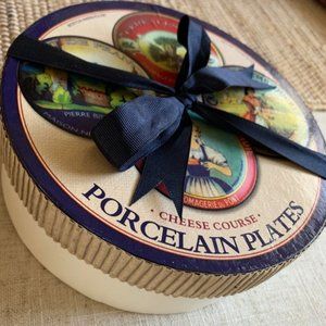 Set Of 4 Porcelain Charcuterie Plates New In Box